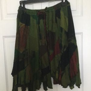 Green Gypsy Skirt.